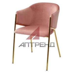Стул на металокаркасе, розовый 294-502