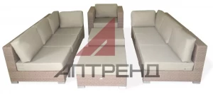 Плетенный комплект из искусственного ротанга 269-004